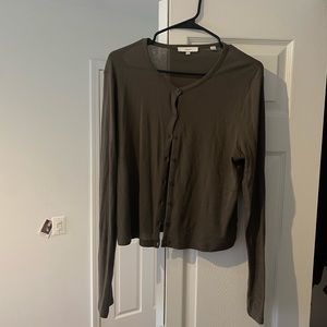 VINCE CROPPED CARDIGAN